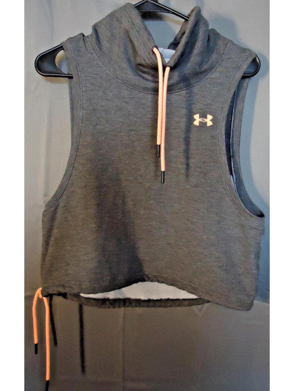 Under Armour Featherweight Fleece Sleeveless Funnel Neck Sweatshirt Women XS